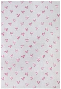 Hanse Home, Detský koberček Adventures 105945 Cream Rose, 120x170, ružová, detská izba