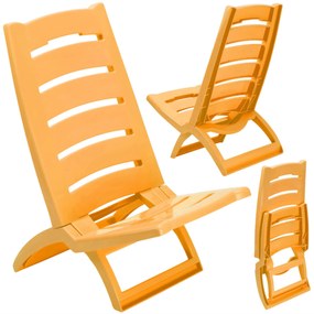 Plážové křeslo Tirreno žluté