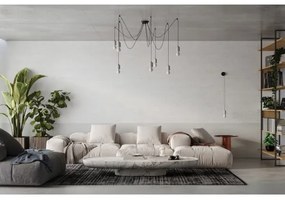 Sollux SL.1161 - Luster na lanku NESO 5xE27/15W/230V pavúk betón