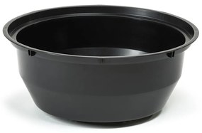 PLASTOVÝ KVETINÁČ FANCY 15X30 CM ANTRACITOVÁ