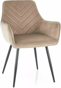 SI Fig Velvet stolička béžová