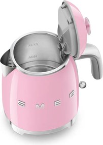 Ružová rýchlovarná kanvica z nehrdzavejúcej ocele 800 ml Retro Style – SMEG