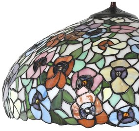 Vitrážová lampa do obývačky Ø46*72