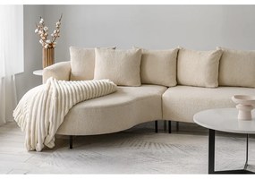 Béžová rohová pohovka (ľavý roh) Vitoria – Scandic