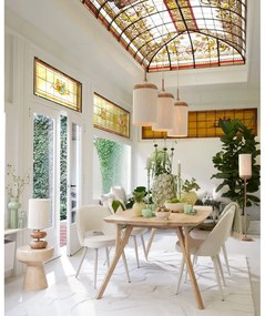 Kovový okrúhly odkladací stolík ø 38 cm Dakwa – Light &amp; Living