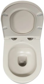 Isvea Isvea, INFINITY závesná WC misa, Rimless, 36,5x53cm, Ivory, 10NF02004-2K