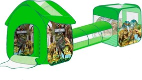 LEAN Toys Detské ihrisko 3v1 stan iglu bazén dinosaury