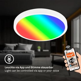 Brilo - LED RGBW stmievateľné stropné svietidlo LED/20W/230V 2200-6500K pr. 27 cm