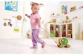 Ťahačka slimák s vkladacími geometrickými tvarmi