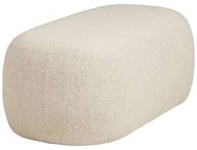 Béžová lavica z textílie buklé Blossomville – House Nordic