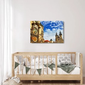 Obraz - Pražský orloj (90x60 cm)