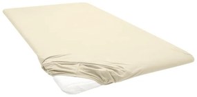 Biberna Napínacia plachta na vrchný matrac (champagne, 180 – 200 x 200 cm)  (100227070)
