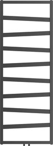 Mexen, Mexen Zoom dekoratívny kúpeľňový radiátor 1430 x 530 mm, 477 W, antracit - W130-1430-530-00-66