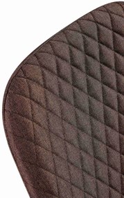 Stolička Giverny látka - hnedá