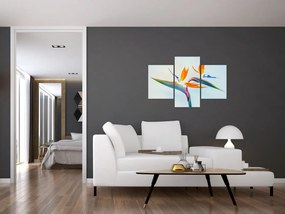 Obraz kvetu Strelícia (90x60 cm)