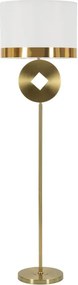 Stojacia lampa Coiny 151 cm biela/zlatá