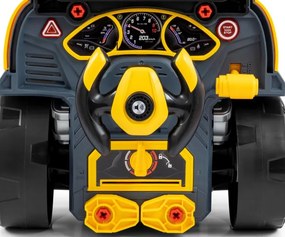 Auto s motorom N-GINE žlté