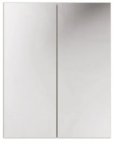 Horní koupelnová skříňka Bella Cashmere se zrcadlem 2D 60 cm kašmír