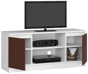 TV stolík Darian (biela + wenge). Vlastná spoľahlivá doprava až k Vám domov. 1069774