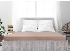 4Home jersey prestieradlo Ideál orechová, 200 x 200 cm