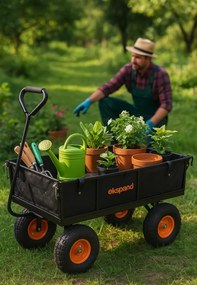 Multifunkčný záhradný vozík 3v1 s nosnosťou 200 kg