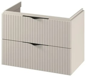 Cersanit S1015-003 - Závesná kúpeľňová skrinka pod umývadlo TIRSO 80x45 cm béžová