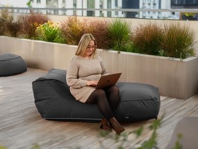 AKCE Sedací vak / lehátko COSYBAG 160x90cm, tmavě šedá II.jakost