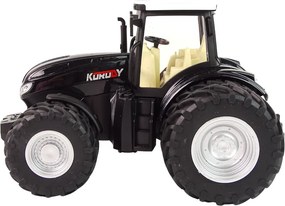 LEAN Toys Diaľkovo ovládaný traktor R/C, čierny, 2,4 GHz, kovový