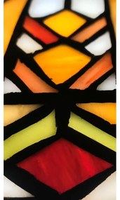 Nástenná Tiffany lampa PRISM ACRUX 40*16