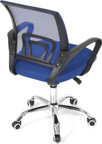 Detská otočná stolička modrá KA-L103 BLUE