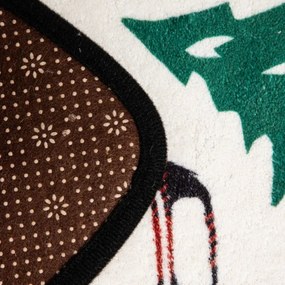 Kúpeľňový koberček ARCO s vianočným vzorom 703928