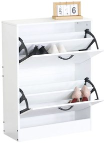 Botník BOTNIX, 2 poschodia, biela