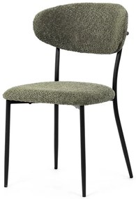 Autronic BONTEC Jedálenská stolička, béžová, látka bouclé, CT-W1021 CRM2 Farba: Zelená