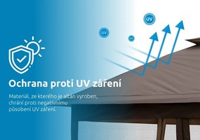 Marimex | Záhradný altánok Marimex Vista 3x3 m | 10970572