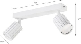 Brilagi - Bodové svietidlo CRISPINA 2xGU10/10W/230V biela