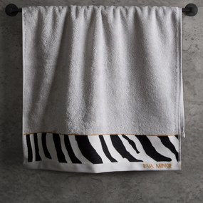 BAVLNENÝ UTERÁK EVA MINGE22 SADA 6 KS 50X90 CM STRIEBORNÁ