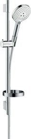 Sprchový set Hansgrohe Raindance Select S s mydlovničkou biela/chróm 26630400