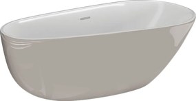 Polimat Akrylátová voľne stojaca vaňa Shila 170x85 POLIMAT-Rozmery: 170x85, POLIMAT-Farba vane: Biela / čierna mat
