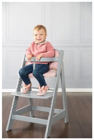 roba Detská drevená vysoká jedálenská stolička Sit Up (sivá)  (100306933)