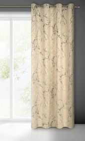 Dekorstudio Zamatový záves WERA v cappuccino farbe 140x250cm