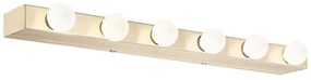 Ideal Lux - Nástenné svietidlo PRIVE 6xE14/40W/230V mosadz