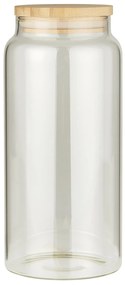 Sklenená dóza na potraviny BAMBOO s bambusovým vekom 1300 ml