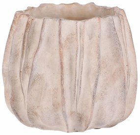 Betónový obal na kvetináč M1, béžová, 22 x 18 cm, 22 cm