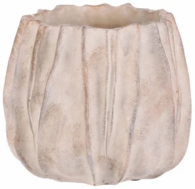 Betónový obal na kvetináč M1, béžová, 22 x 18 cm, 22 cm