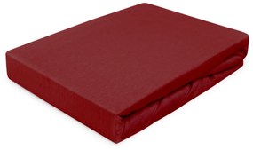 JERSEY PRESTIERADLO 023 90X200 CM BORDOVÁ