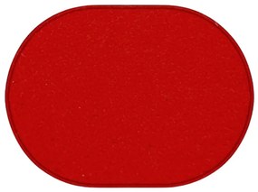 Vopi koberce Kusový koberec Eton červený ovál - 160x240 cm