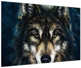 Obraz - Vlk (90x60 cm)