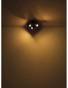 Globo 57914-3 - Bodové svietidlo ALLVI 3xGU10/25W/230V čierna