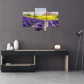 Obraz - Provance, Francúzsko, olejomaľba (90x60 cm)