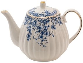 Porcelánová kanvica s modrými kvety Blue Flowers -  - 23*14*15 cm / 1100ml